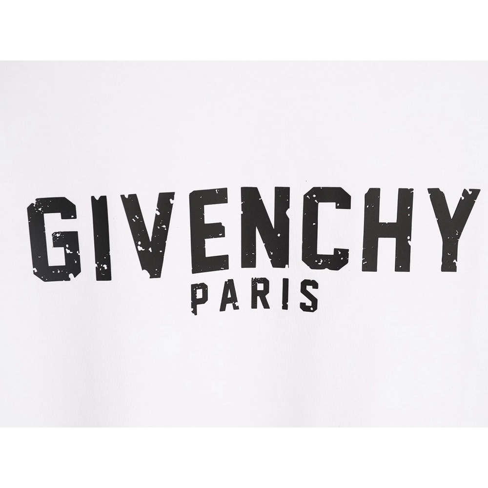 Givenchy three-dimensional laminated letter short sleeves,Givenchy