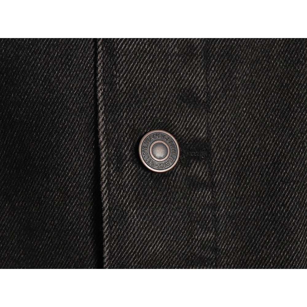 Celine paneled hooded denim jacket TSK1,Celine