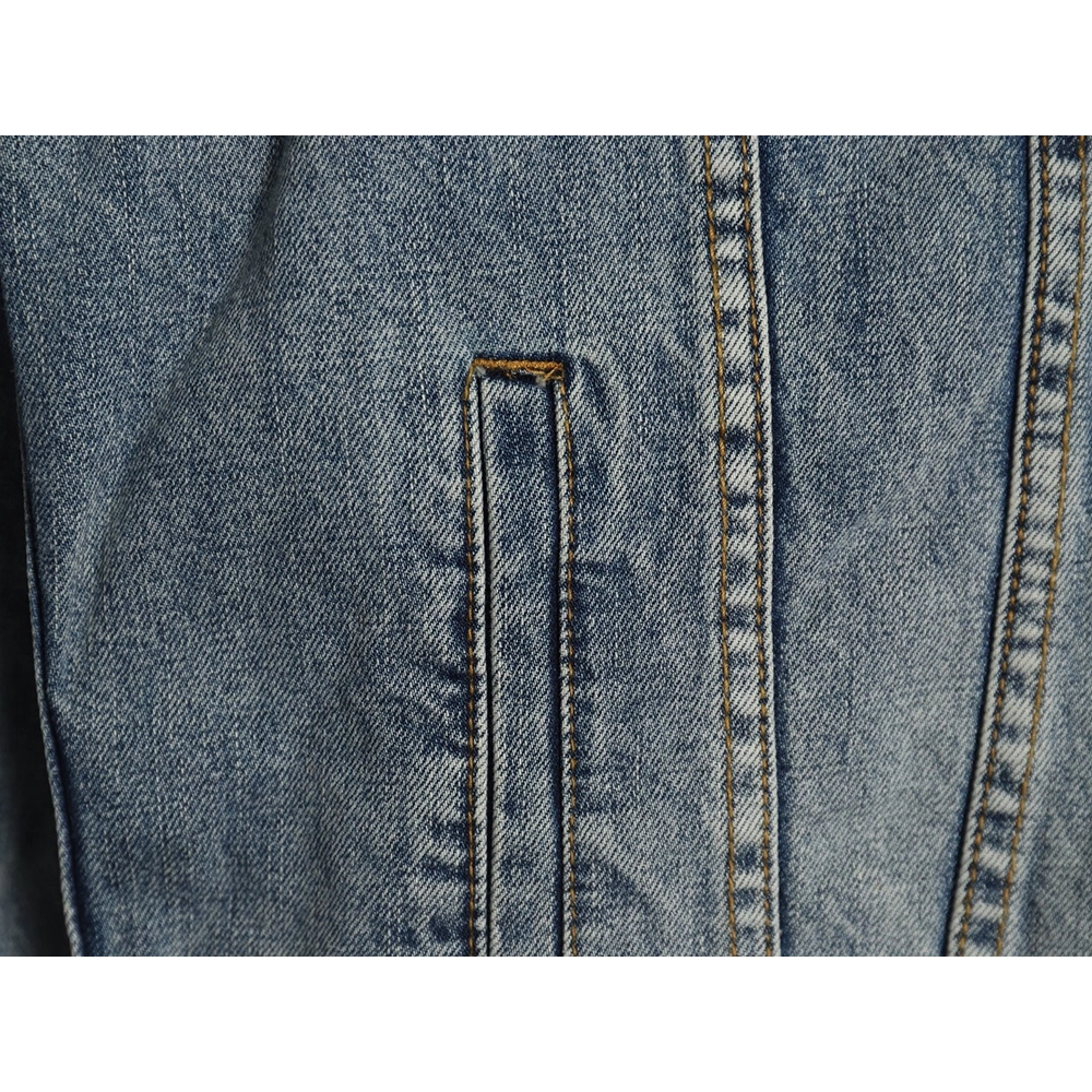 Celine paneled hooded denim jacket,Celine