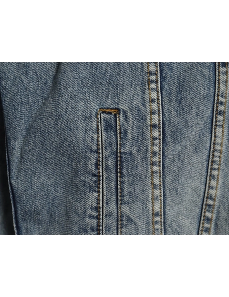 Celine paneled hooded denim jacket,Celine