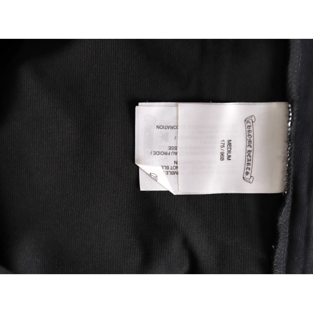 Chrome Hearts Red Label Cross Patch Embroidered Washed Hole Short Sleeve T-shirt TSK1,Chrome Hearts