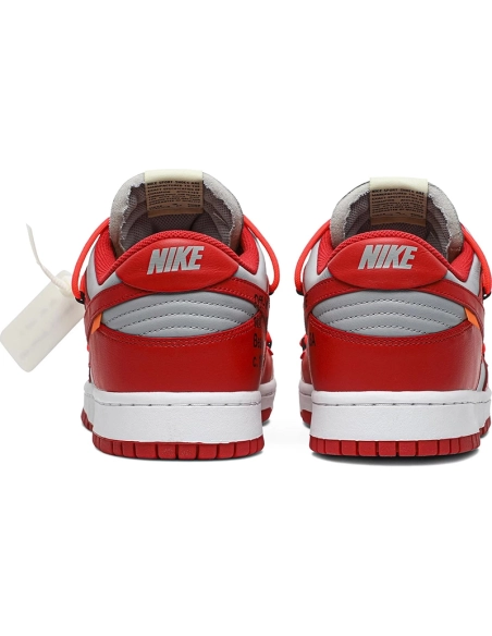 OffWhite x Dunk Low University Red,Dunk SB,NIKE SHOES Reps