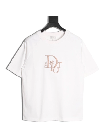 Dior ERL joint embroidered short-sleeved T-shirt,Dior