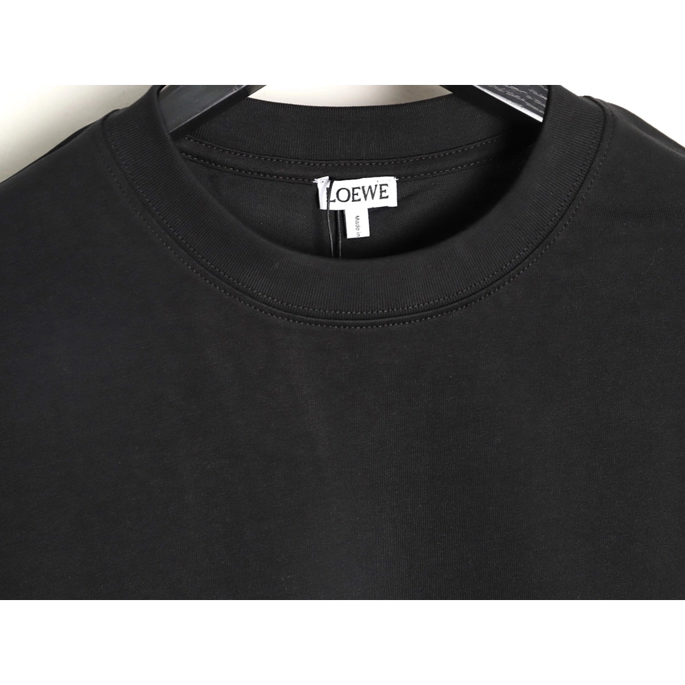 Loewe cuff logo embroidered short-sleeved T-shirt TSK2,Loewe