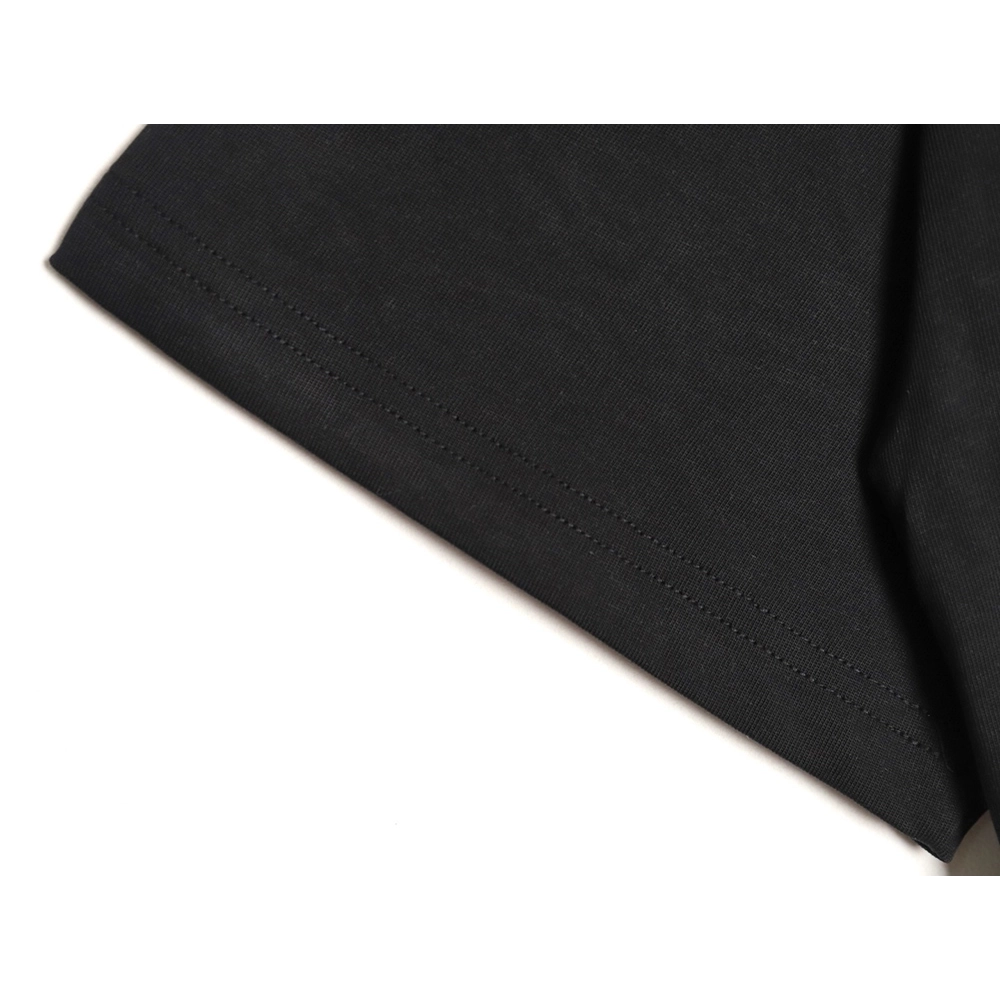 Loewe cuff logo embroidered short-sleeved T-shirt TSK2,Loewe