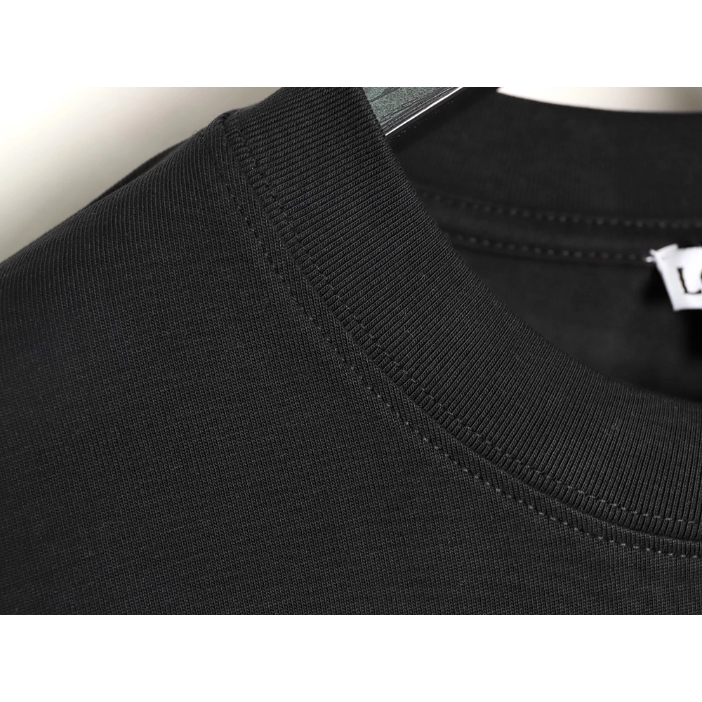 Loewe cuff logo embroidered short-sleeved T-shirt TSK2,Loewe