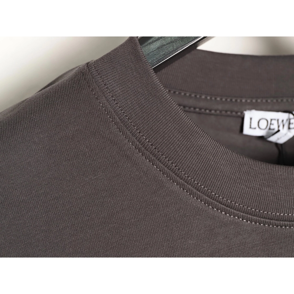 Loewe cuff logo embroidered short-sleeved T-shirt TSK1,Loewe