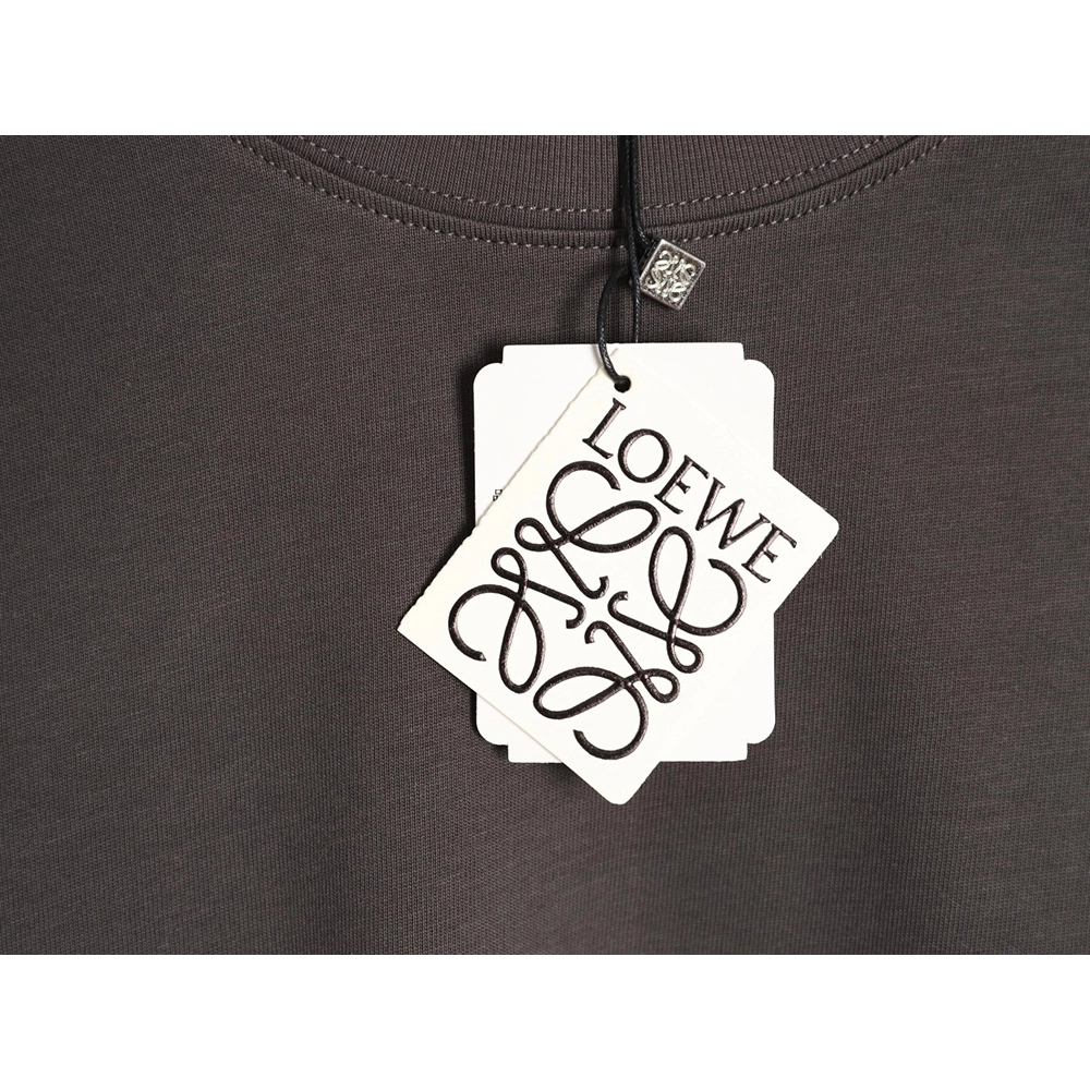 Loewe cuff logo embroidered short-sleeved T-shirt TSK1,Loewe