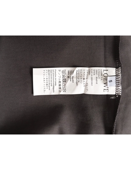 Loewe cuff logo embroidered short-sleeved T-shirt TSK1,Loewe