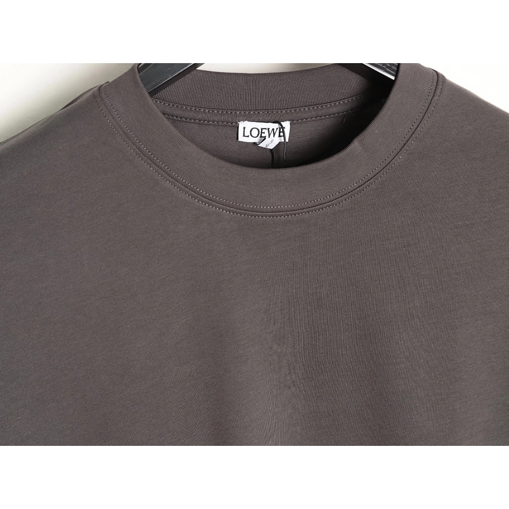 Loewe cuff logo embroidered short-sleeved T-shirt TSK1,Loewe