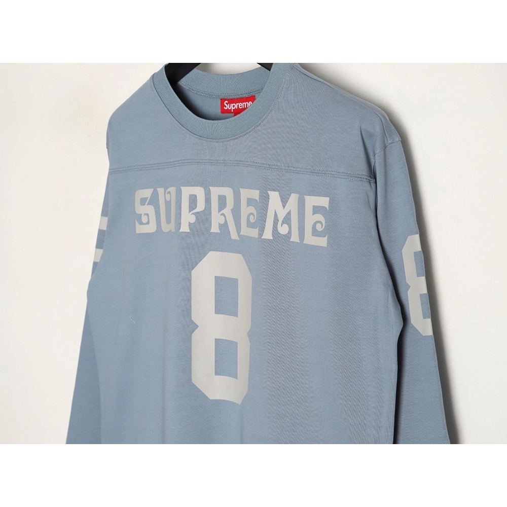 Supreme No. 8 Sanskrit font long-sleeved T-shirt TSK1,Supreme
