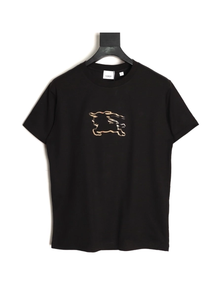 Burberry hollow war horse patch short sleeve,Burberry