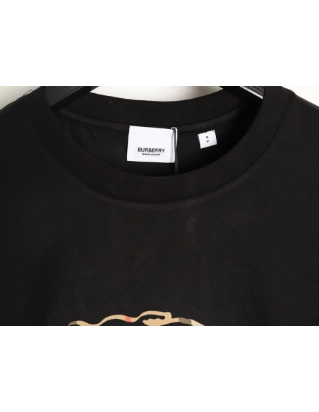 Burberry hollow war horse patch short sleeve,Burberry
