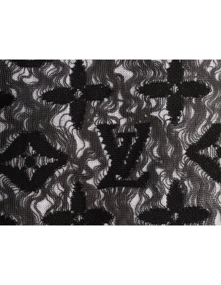 Louis Vuitton double-layer mesh jacquard monogram short-sleeve,Louis Vuitton