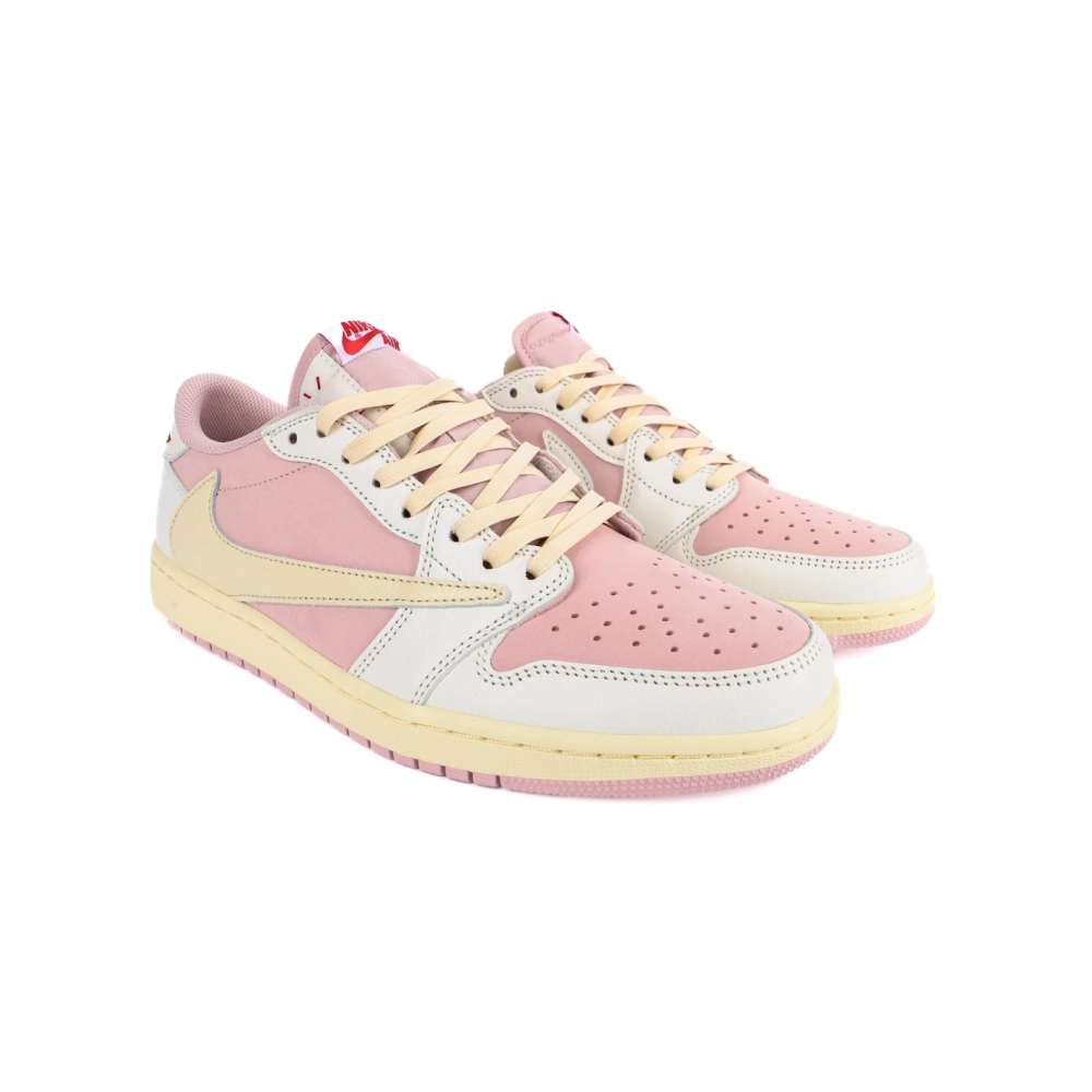 Travis Scott x Air Jordan 1 AJ1 Low TS Joint white powder hook low top DM7866-600,AIR JORDAN 1 LOW,Air Jordan