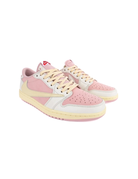 Travis Scott x Air Jordan 1 AJ1 Low TS Joint white powder hook low top DM7866-600,AIR JORDAN 1 LOW,Air Jordan