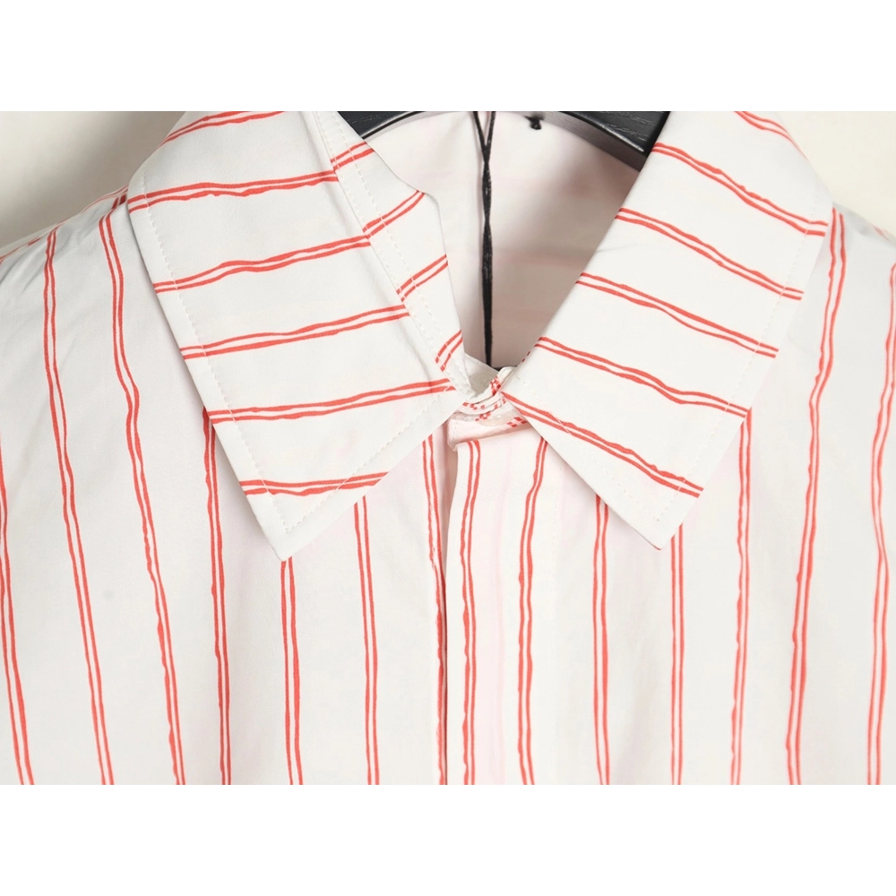 Dior striped shirt with pocket embroidery,Dior