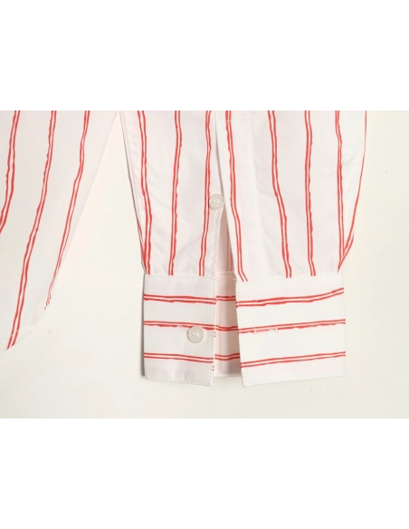 Dior striped shirt with pocket embroidery,Dior