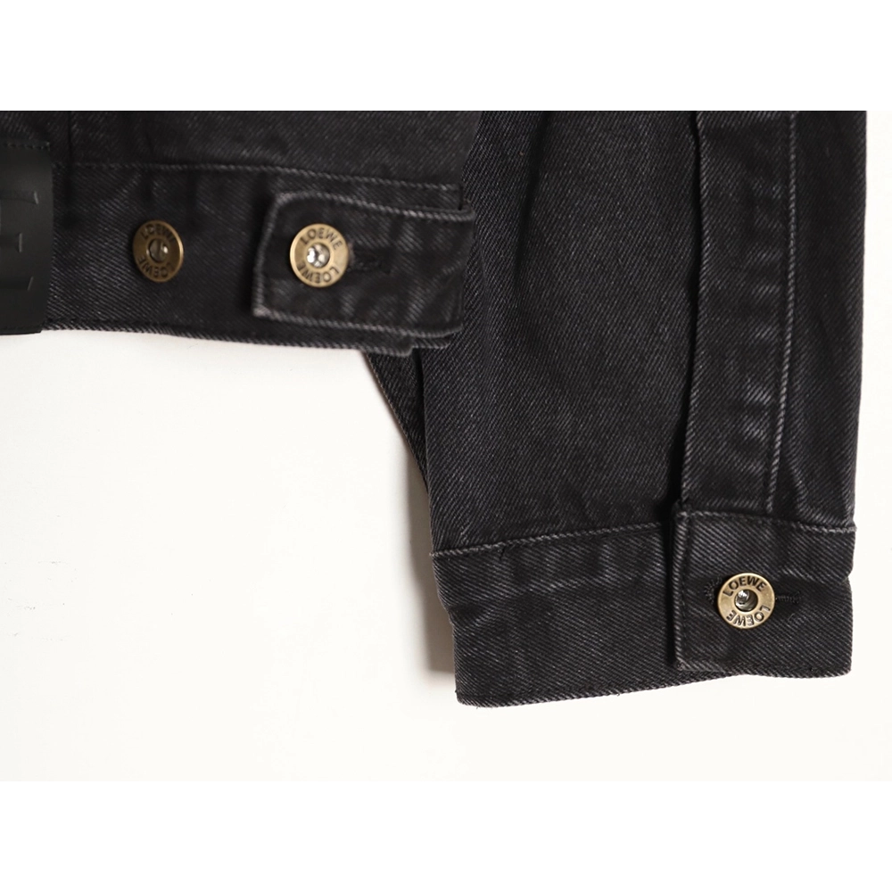 Loewe denim embroidered denim jacket,Loewe