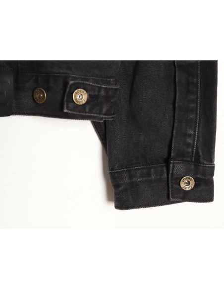 Loewe denim embroidered denim jacket,Loewe