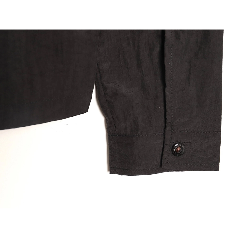 Stone Island solid color logo patch lapel zipper sun protection jacket,Stone Island