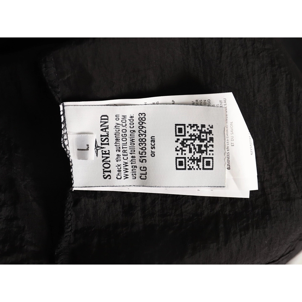 Stone Island solid color logo patch lapel zipper sun protection jacket,Stone Island