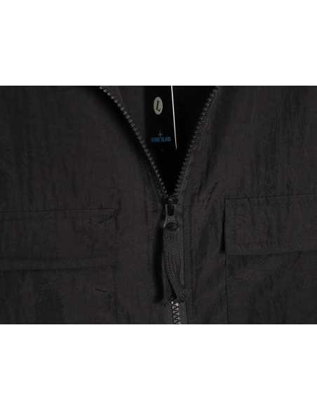 Stone Island solid color logo patch lapel zipper sun protection jacket,Stone Island