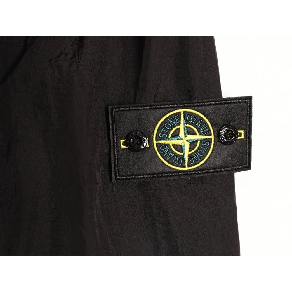Stone Island solid color logo patch lapel zipper sun protection jacket,Stone Island