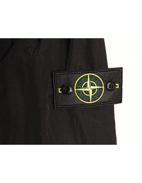 Stone Island solid color logo patch lapel zipper sun protection jacket,Stone Island