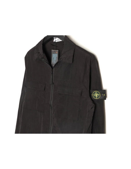 Stone Island solid color logo patch lapel zipper sun protection jacket,Stone Island