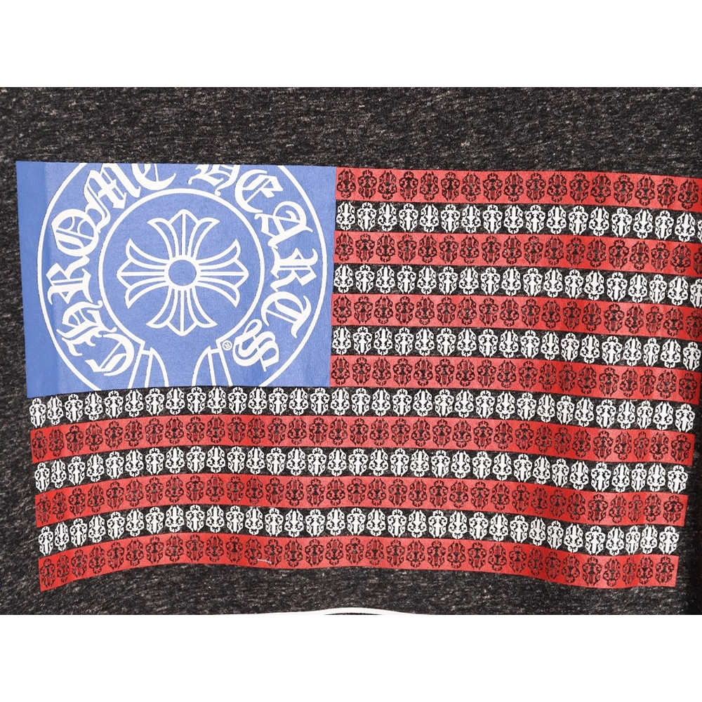 Chrome Hearts Vintage Sanskrit Flag Stars and Stripes Long Sleeve T-shirt,Chrome Hearts