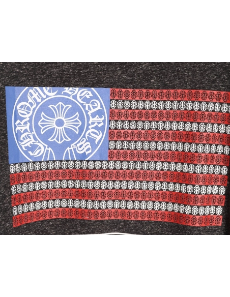 Chrome Hearts Vintage Sanskrit Flag Stars and Stripes Long Sleeve T-shirt,Chrome Hearts