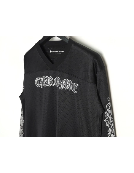 Chrome Hearts Sanskrit mesh hockey long-sleeved T-shirt TSK1,Chrome Hearts