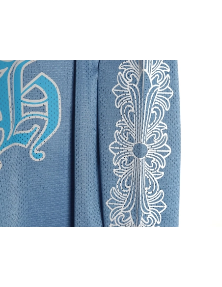 Chrome Hearts Sanskrit mesh hockey long-sleeved T-shirt,Chrome Hearts