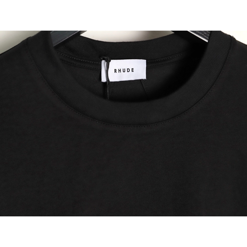 Rhude Marlboro retro logo print slogan short-sleeved T-shirt,Rhude