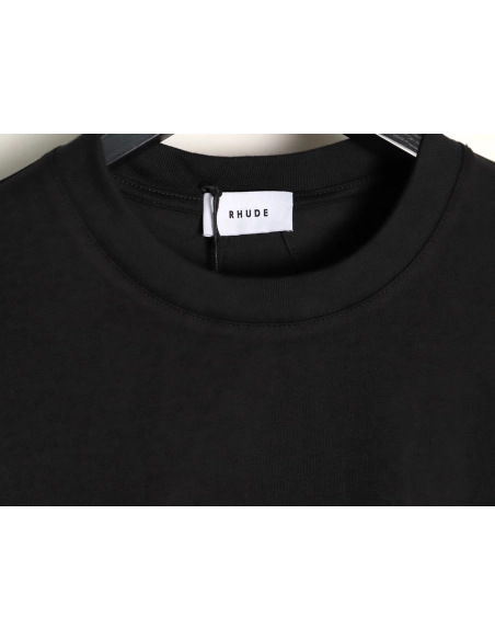 Rhude Marlboro retro logo print slogan short-sleeved T-shirt,Rhude