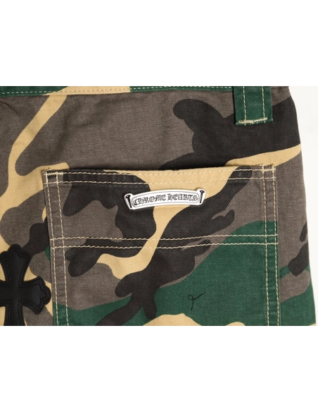 Chrome Hearts camouflage denim shorts,Chrome Hearts