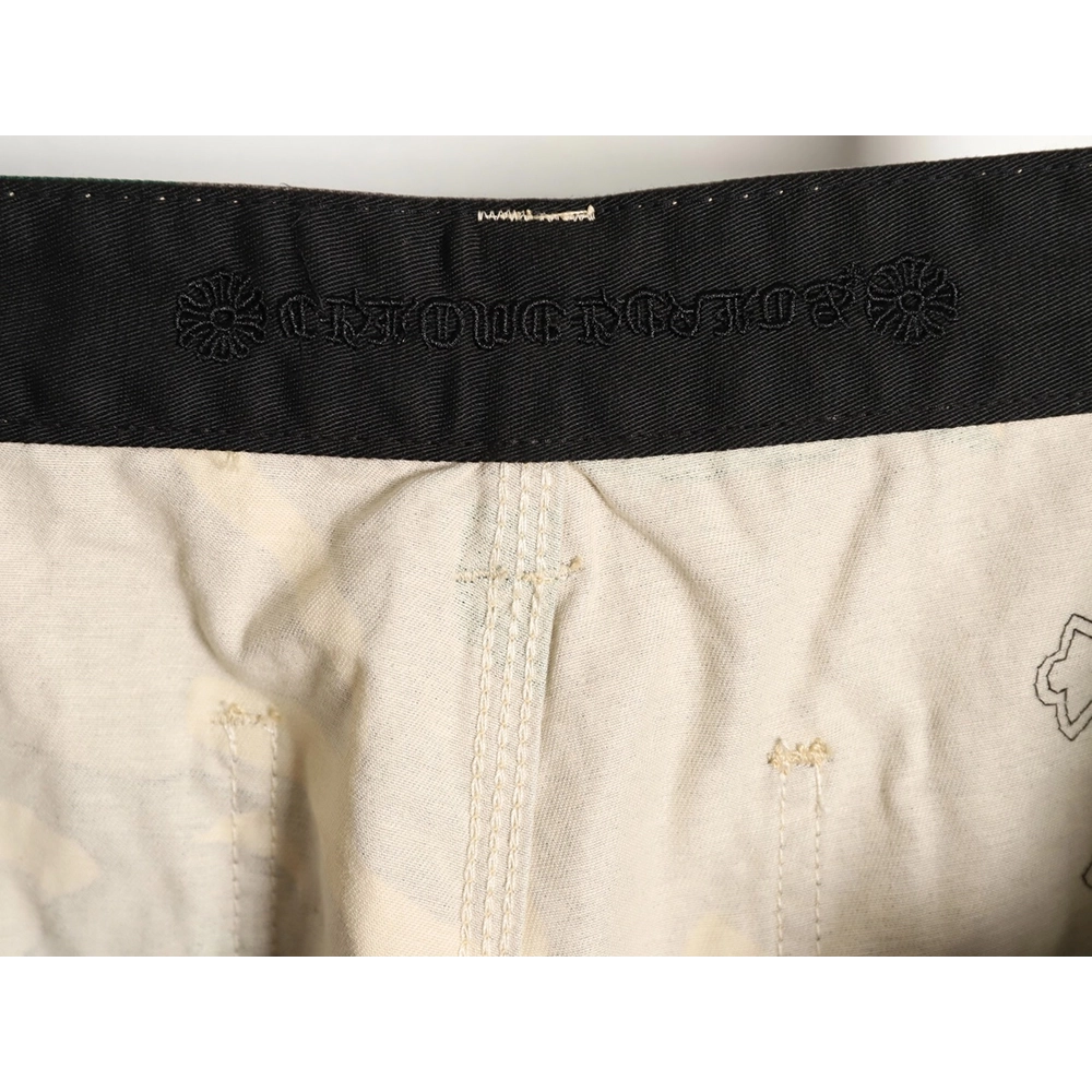 Chrome Hearts camouflage denim shorts,Chrome Hearts