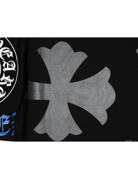Chrome Hearts colorful lettering logo print short sleeves,Chrome Hearts