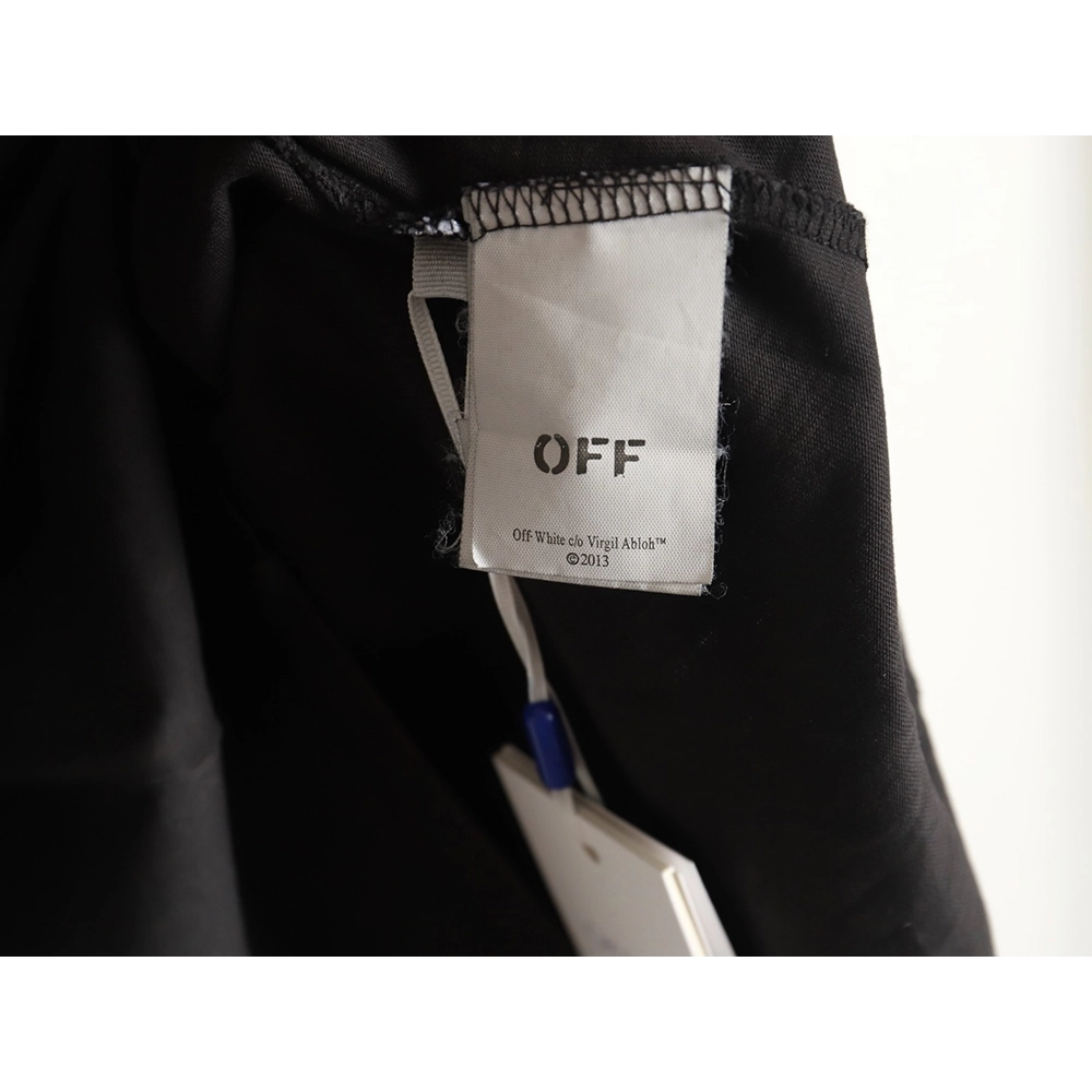 Off-white washed back color religious short sleeves,Off White