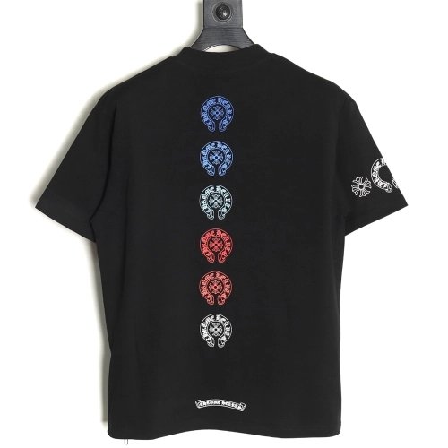 Chrome Hearts colorful logo short-sleeved T-shirt,Chrome Hearts
