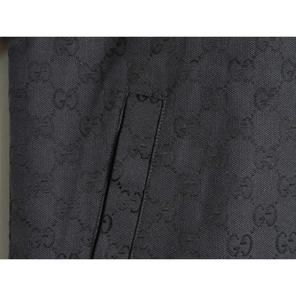 Gucci all-over monogram jacquard short-sleeved shirt,Gucci