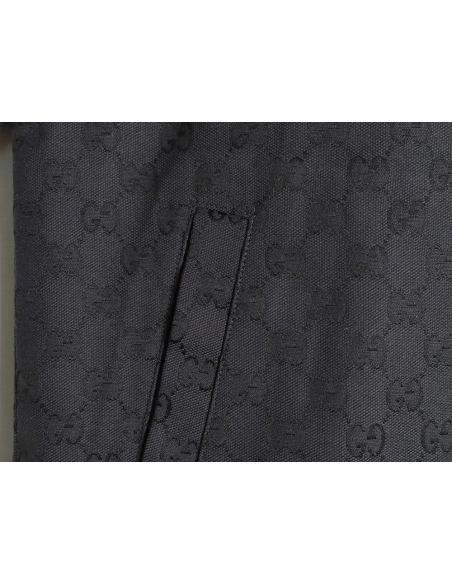 Gucci all-over monogram jacquard short-sleeved shirt,Gucci