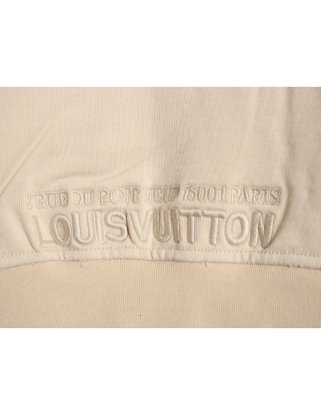 Louis Vuitton Half-Zip Patch Crew Neck Sweatshirt,Louis Vuitton