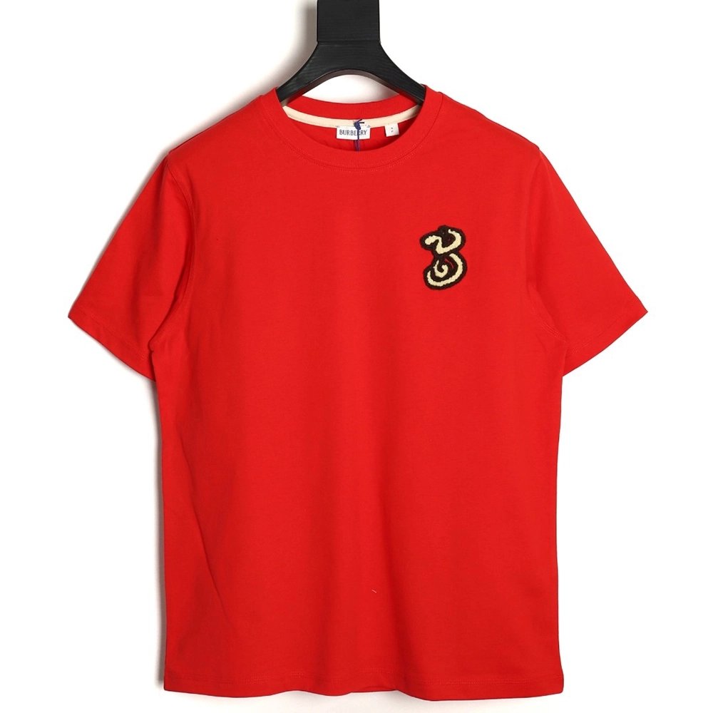 Burberry Year of the Snake Towel Embroidered Logo Short Sleeve,Burberry