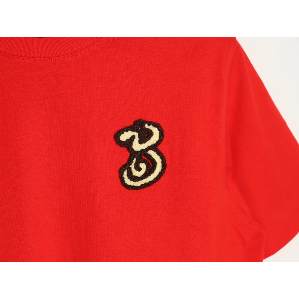 Burberry Year of the Snake Towel Embroidered Logo Short Sleeve,Burberry