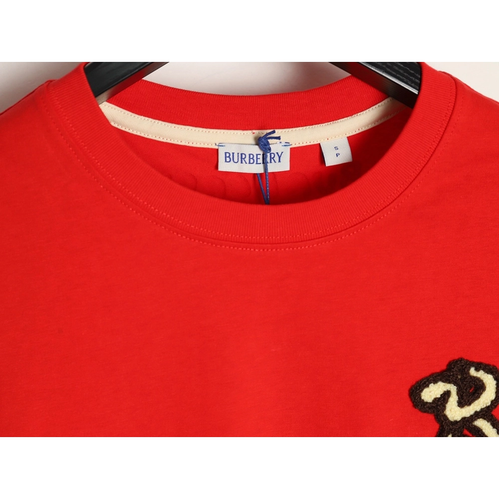 Burberry Year of the Snake Towel Embroidered Logo Short Sleeve,Burberry