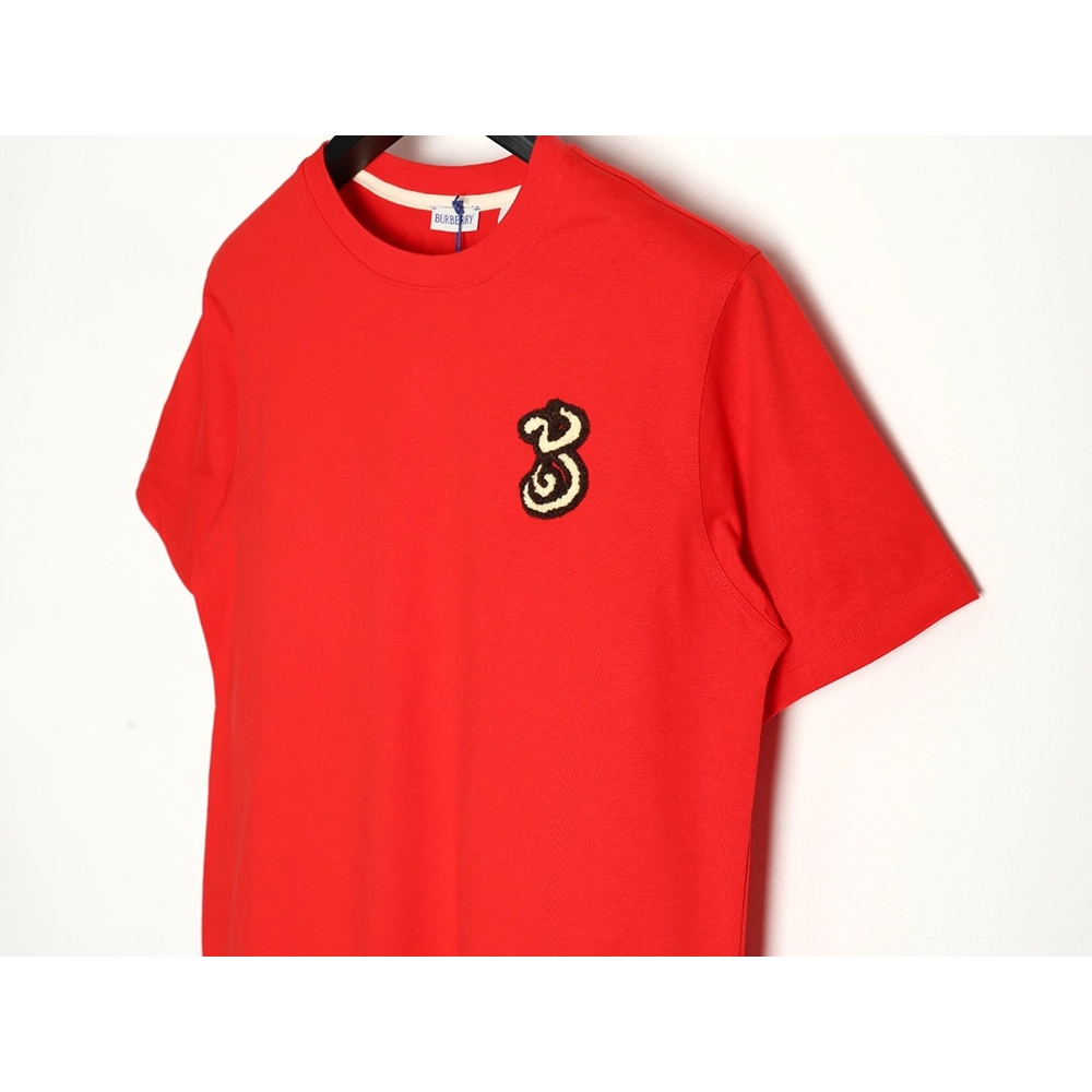 Burberry Year of the Snake Towel Embroidered Logo Short Sleeve,Burberry