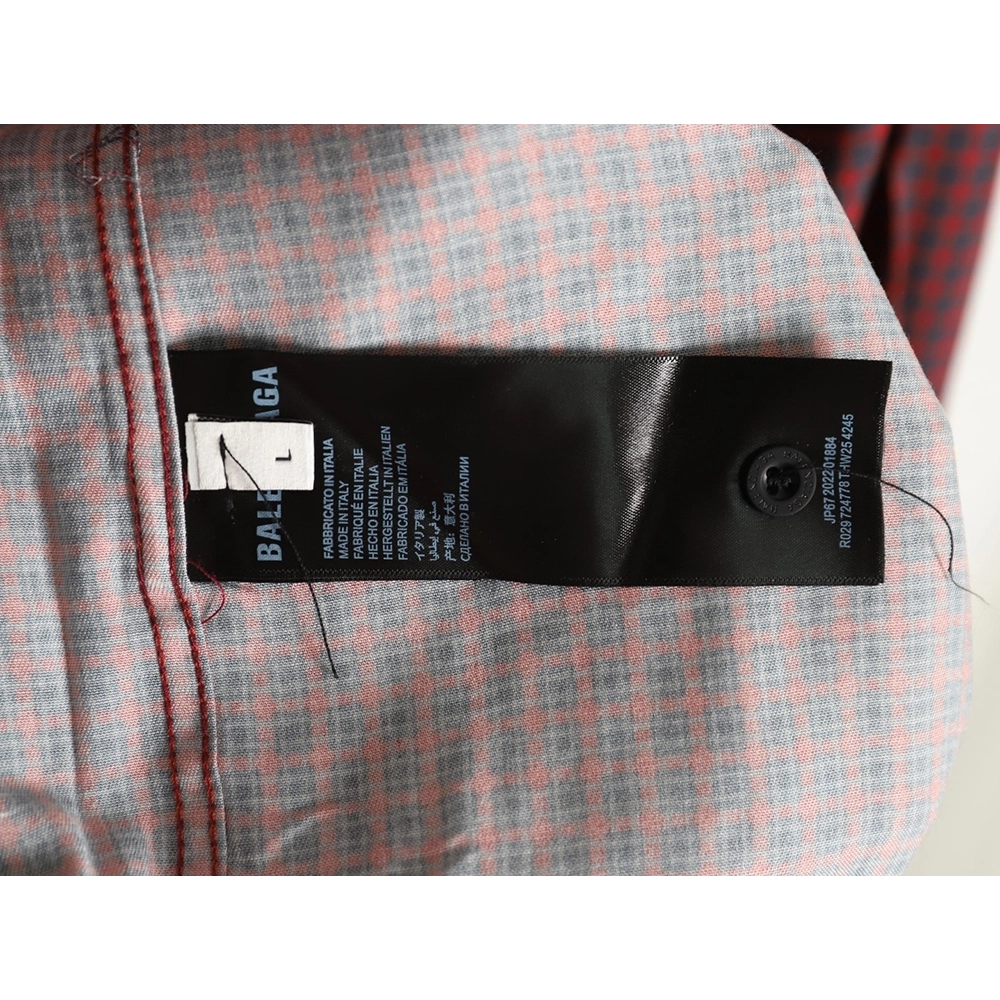 Balenciaga striped lapel shirt,Balenciaga