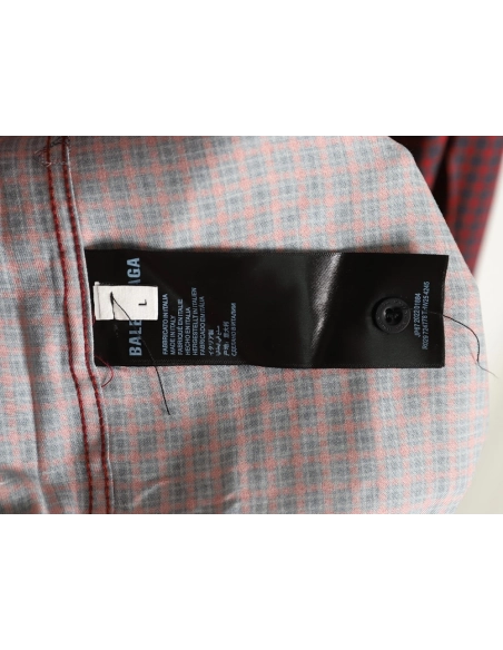 Balenciaga striped lapel shirt,Balenciaga